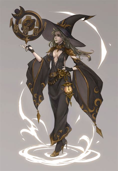 Luminary witch attire